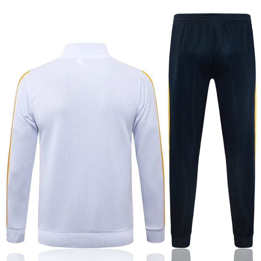 Survetement Real Madrid Veste 2026-2027 Blanc Jaune (2)
