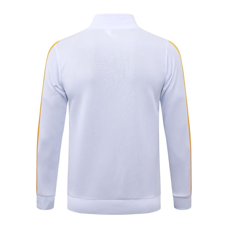 Survetement Real Madrid Veste 2026-2027 Blanc Jaune (3)
