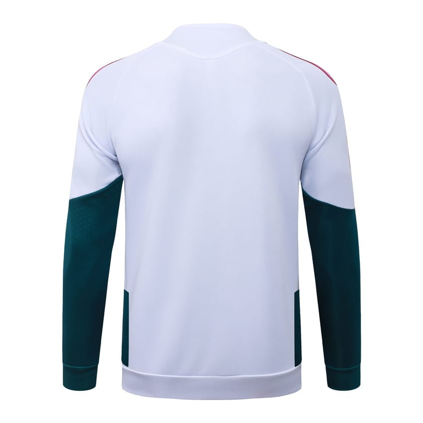 Survetement Real Madrid Veste 2026 2027 Blanc Rouge (3)