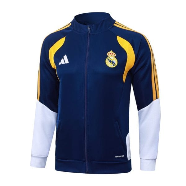 Survetement Real Madrid Veste 2026 2027 Bleu Fonce