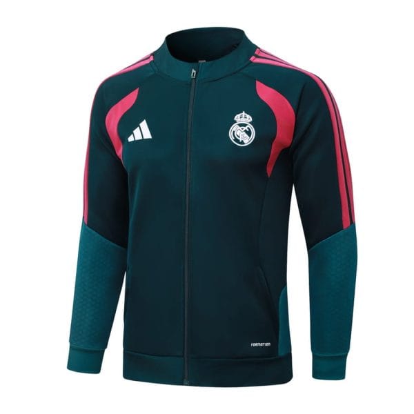 Survetement Real Madrid Veste 2026 2027 Bleu Petrole