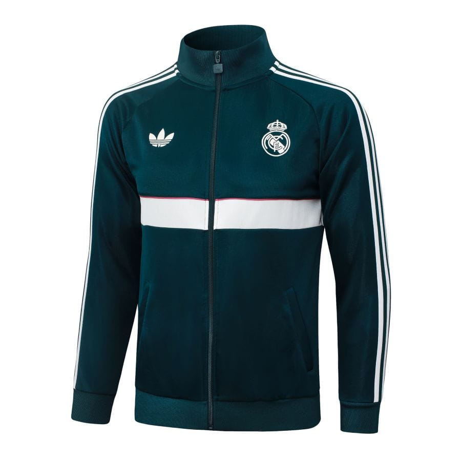 Survetement Real Madrid Veste 2026 2027 Vert Fonce